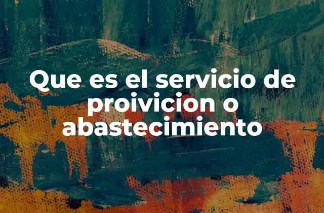 El proceso detrás del suministro de recursos