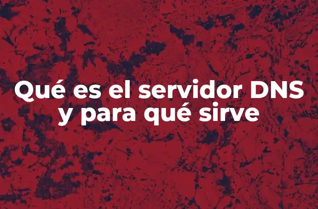 Qué es el Servidor Dns y para Qué Sirve