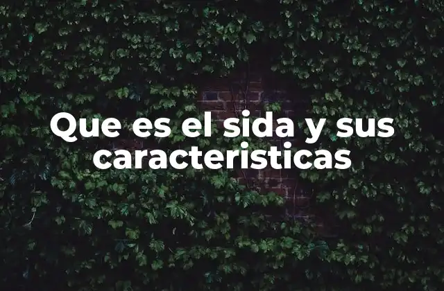 Que es el Sida y Sus Caracteristicas