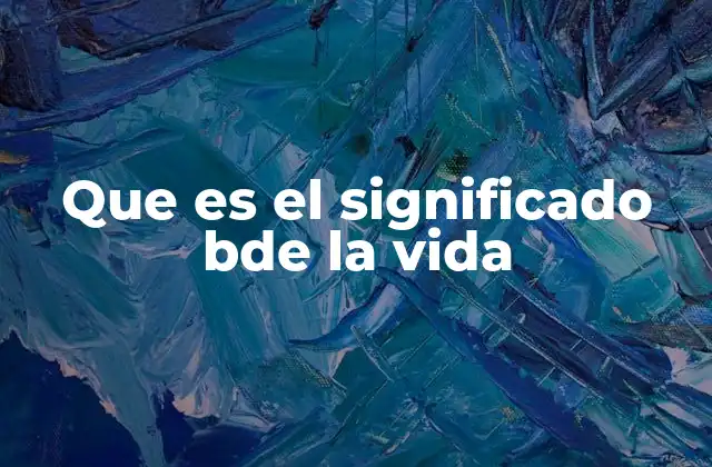 La búsqueda del sentido detrás de la existencia