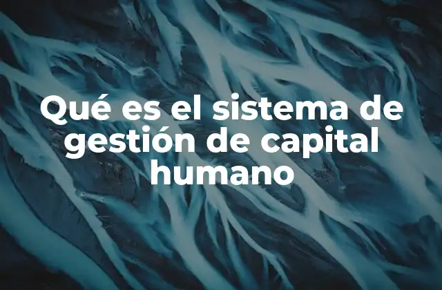 Qué es el Sistema de Gestión de Capital Humano 2 La importancia de gestionar el talento como activo estratégico