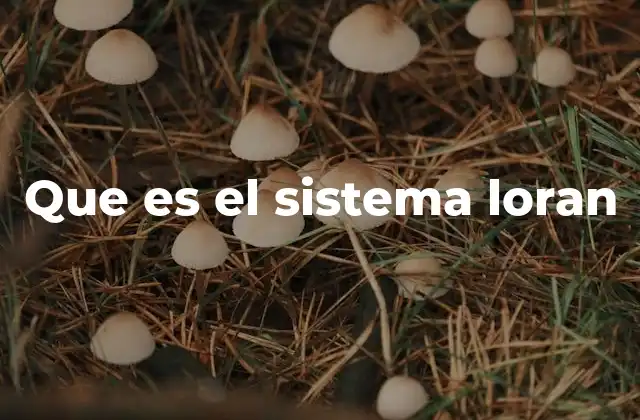 Historia y evolución del sistema LORAN