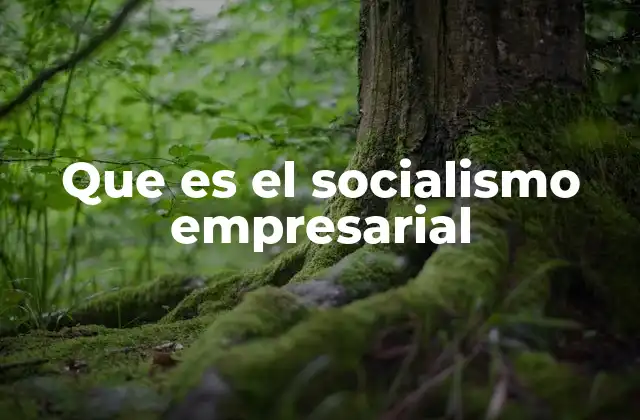 La evolución del pensamiento económico hacia el socialismo empresarial