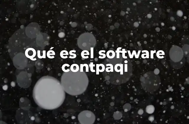 Qué es el Software Contpaqi