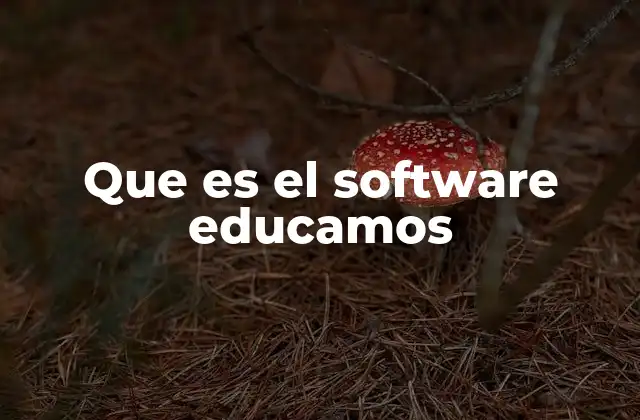 Que es el Software Educamos
