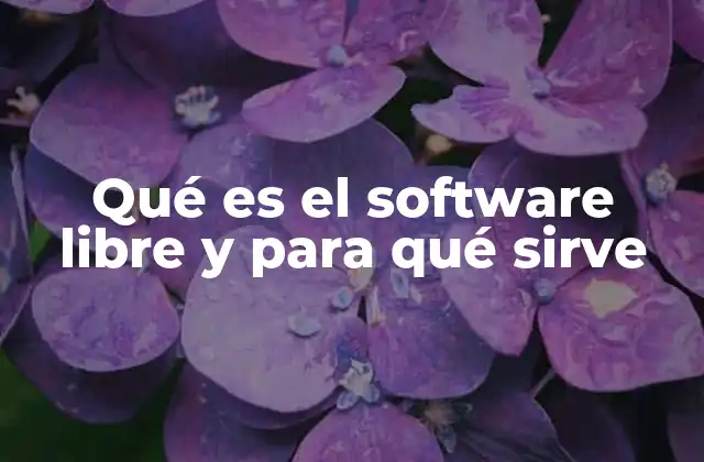 Qué es el Software Libre y para Qué Sirve