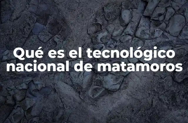 La relevancia educativa del Tecnológico Nacional en Matamoros