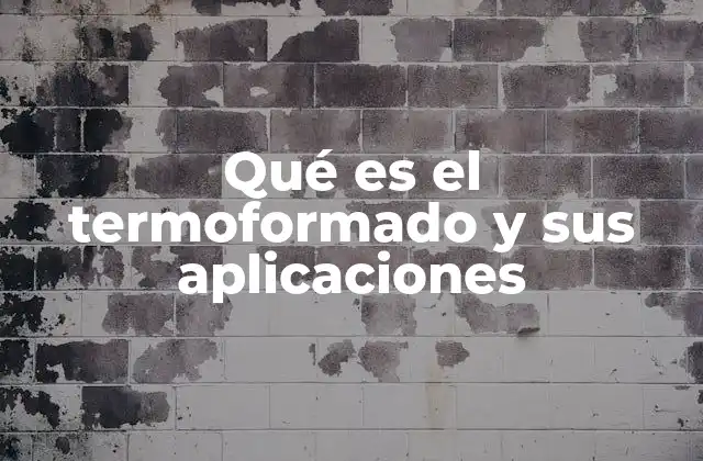 Qué es el Termoformado y Sus Aplicaciones