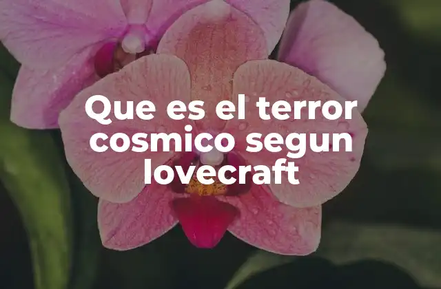 El miedo ante lo desconocido en la obra de Lovecraft