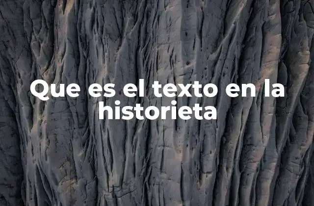 La importancia del texto en la narrativa visual