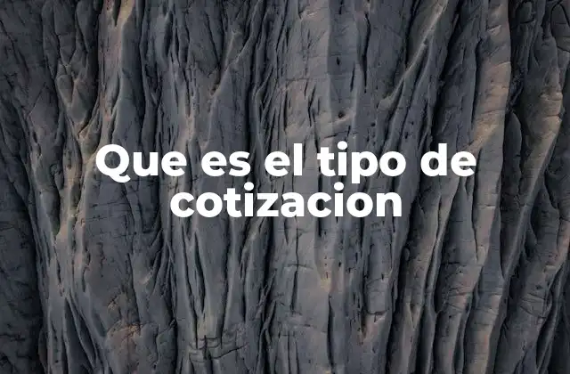 La importancia de conocer el tipo de cotización en el sistema laboral