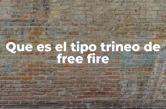 Que es el Tipo Trineo de Free Fire
