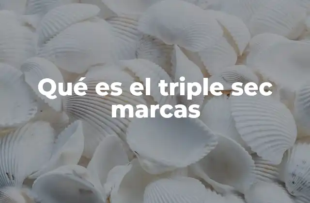 Qué es el Triple Sec Marcas 2 Diferencias entre el triple sec y otras variedades de curaçao