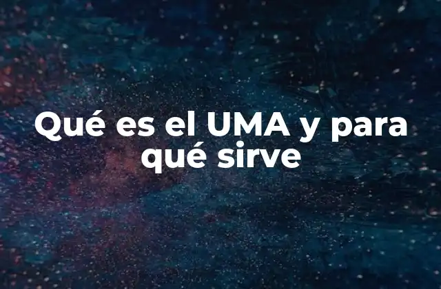 Qué es el Uma y para Qué Sirve