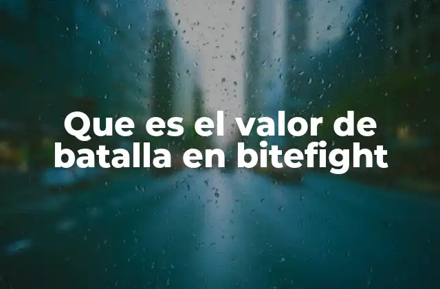 Que es el Valor de Batalla en Bitefight