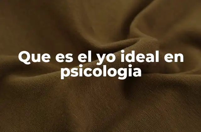 Que es el Yo Ideal en Psicologia 2 El papel del yo ideal en la formación de la identidad