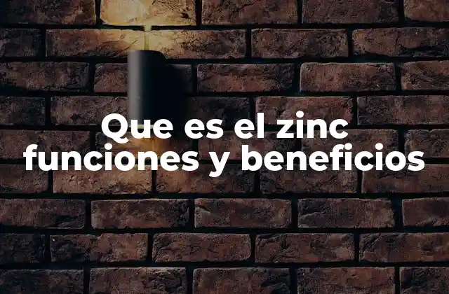 El papel del zinc en la salud celular y la reparación tisular