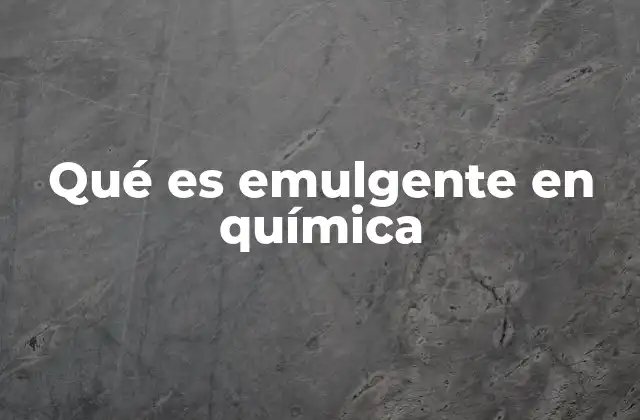 El papel de los emulgentes en la ciencia de los alimentos