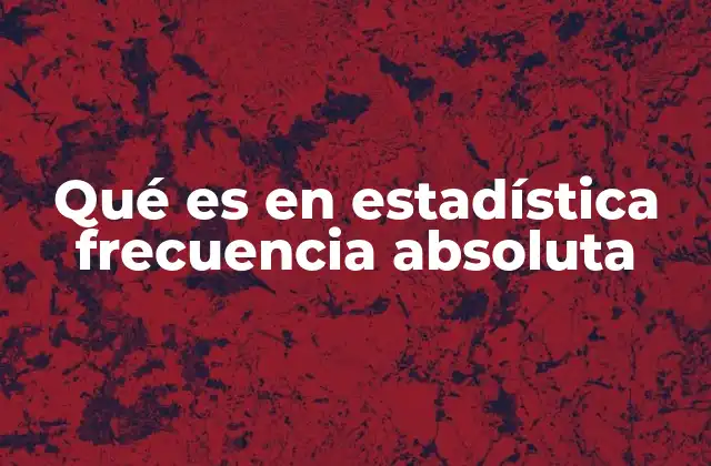 La importancia de contar en estadística