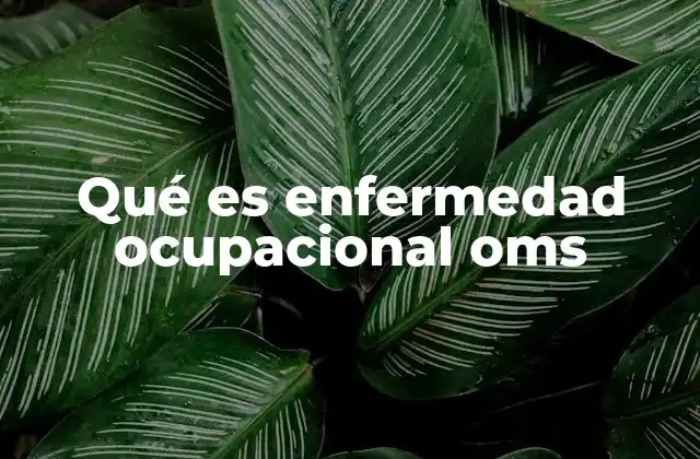 Cómo se identifica una enfermedad ocupacional