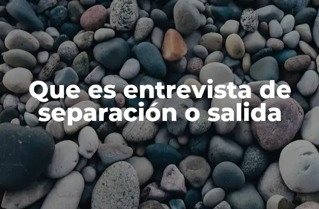 El rol de la entrevista de salida en el proceso de transición laboral