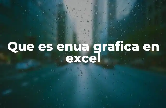 Que es Enua Grafica en Excel