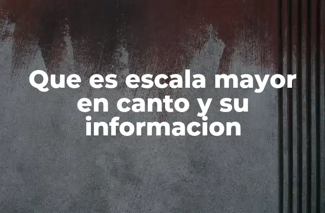 La importancia de las escalas en la formación vocal