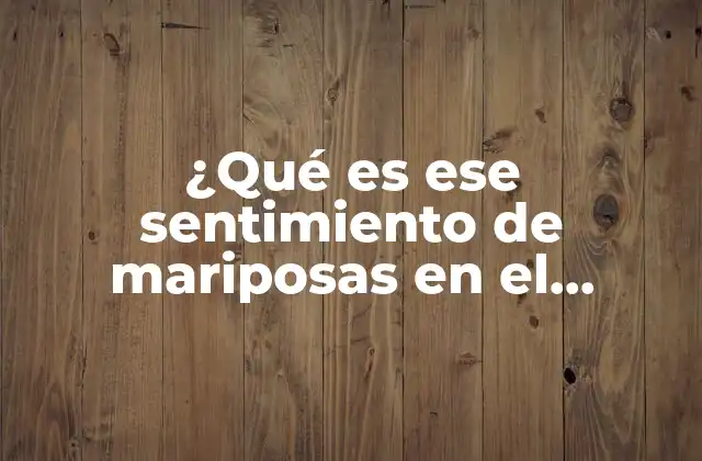 ¿qué es Ese Sentimiento de Mariposas en el Estómago durante el Embarazo?