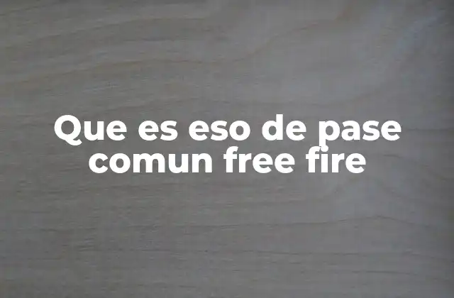 Cómo el pase común en Free Fire mejora la experiencia de juego