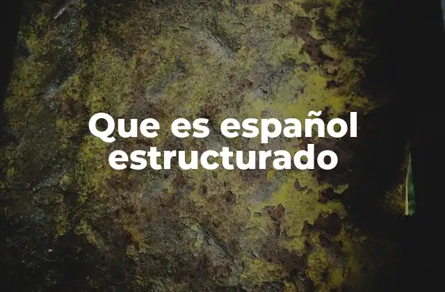 Que es Español Estructurado 2 La importancia del enfoque organizado en la enseñanza del español