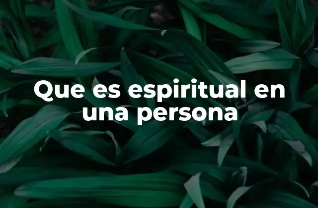 La espiritualidad como un reflejo de la conciencia humana