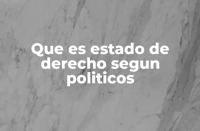 La relación entre el estado de derecho y la gobernanza democrática