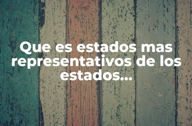 Que es Estados mas Representativos de los Estados Multinacionales