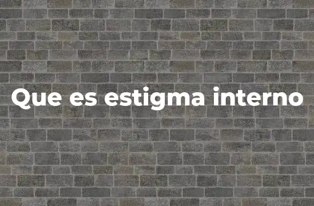 Cómo el estigma afecta la percepción personal