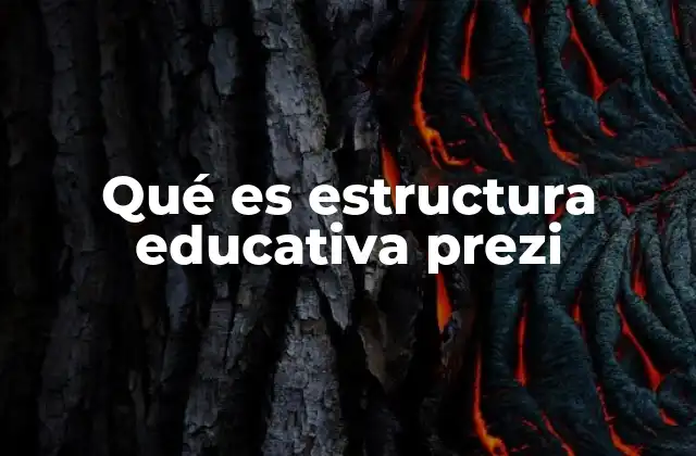 Qué es Estructura Educativa Prezi