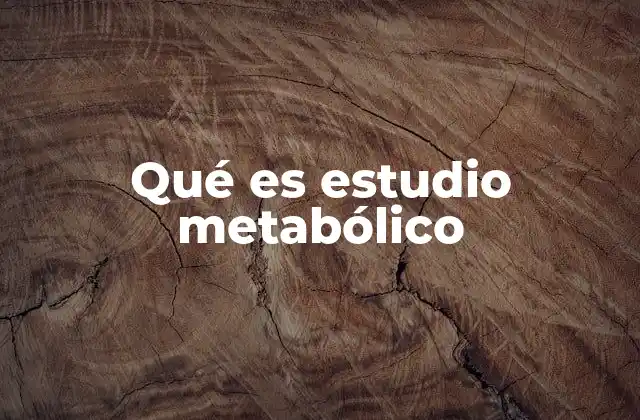 La importancia de comprender el metabolismo en la salud
