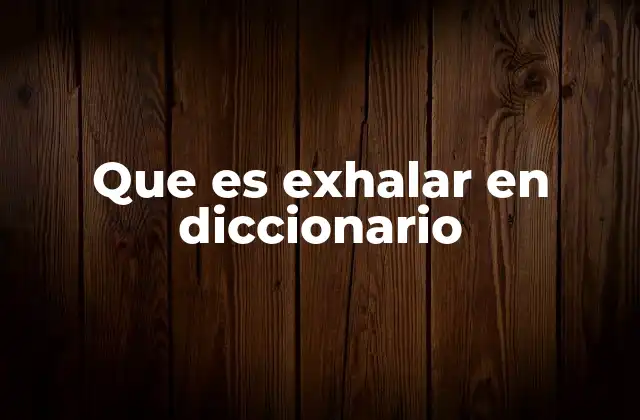 El proceso fisiológico detrás del acto de exhalar