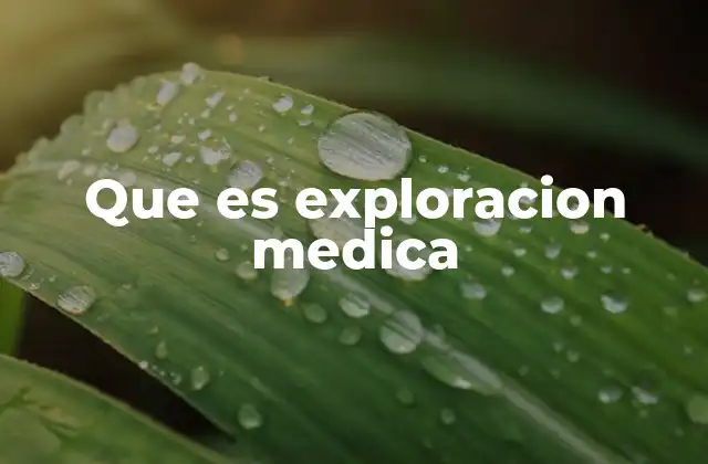 Que es Exploracion Medica 2 El papel del médico en la evaluación clínica