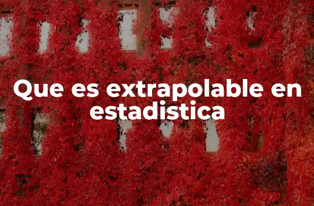 Aplicaciones de la extrapolación en análisis de datos