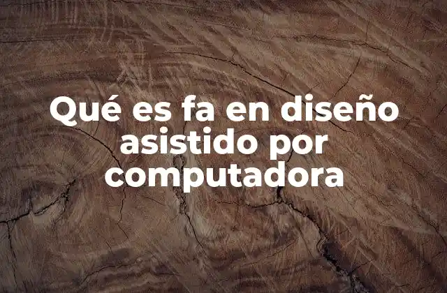 El papel del FA en la optimización de diseños