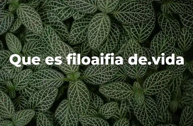 La base de una filosofía personal