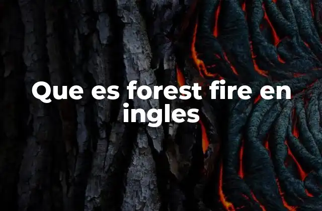 El impacto ecológico de los forest fires