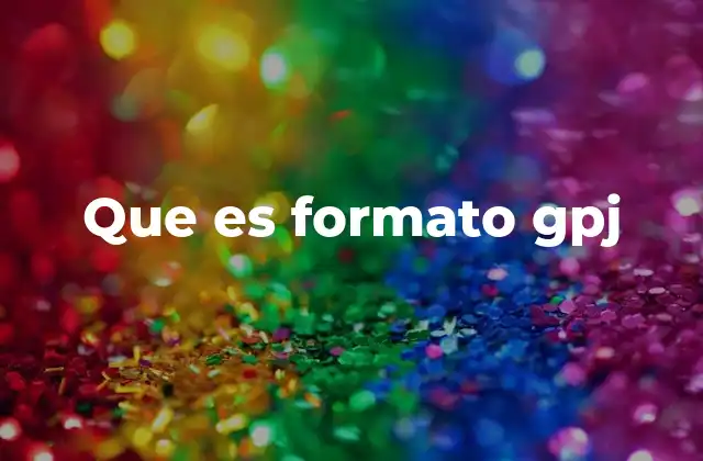 Que es Formato Gpj