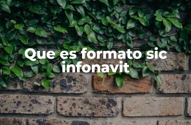 Que es Formato Sic Infonavit 2 El proceso de solicitud de vivienda INFONAVIT