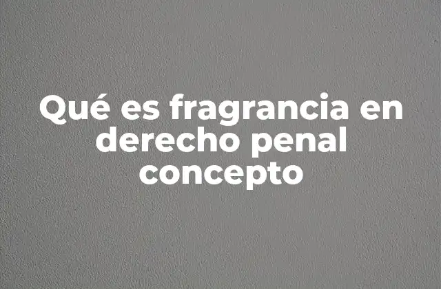 La relevancia sensorial en el derecho penal