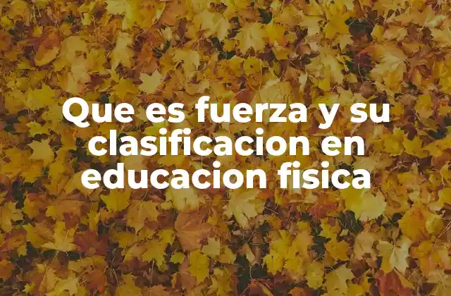 El rol de la fuerza en el desarrollo integral del estudiante