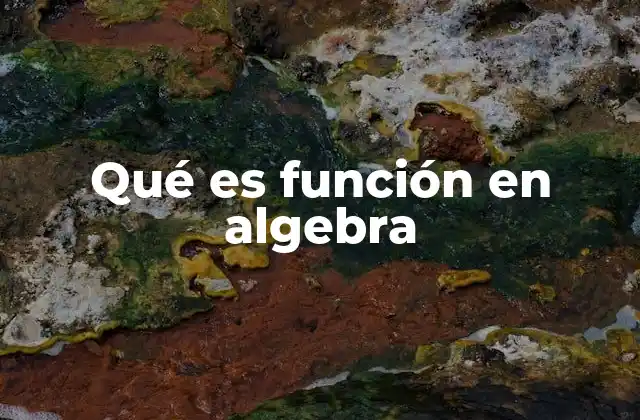 Cómo se representa una función matemática