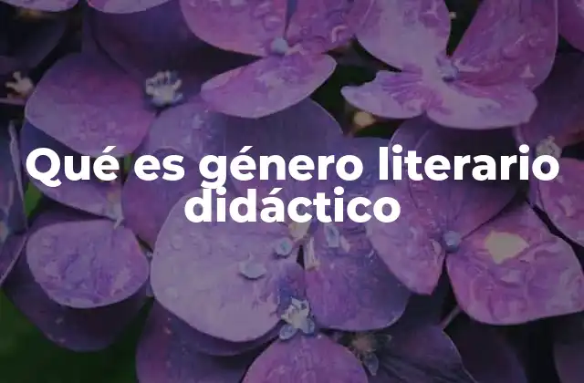La importancia del género literario en la formación de la sociedad