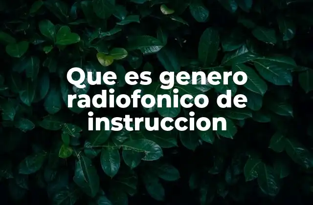 Que es Genero Radiofonico de Instruccion 2 El poder de la radio como herramienta educativa