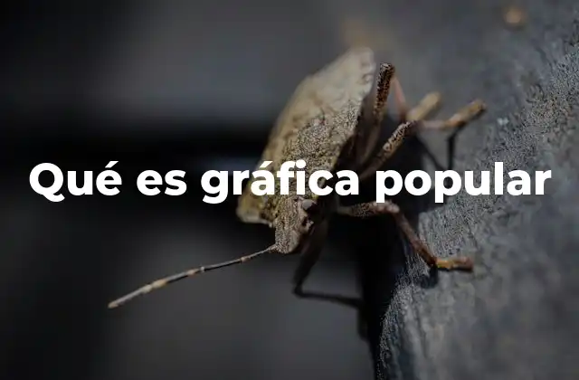 Qué es Gráfica Popular